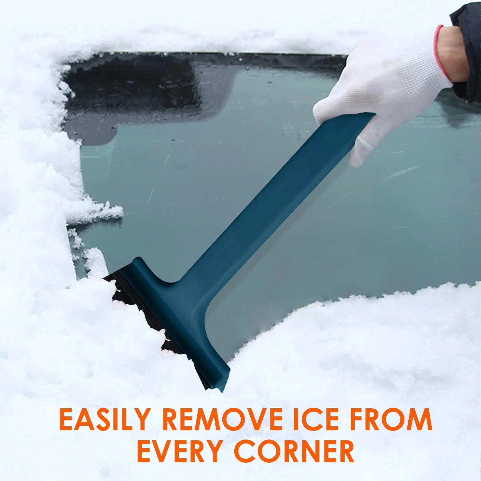 

Double-ended Scraper Removable Snow Shovel Ice Remove Tool Non-slip Window Snow Removal Scrapers Deicing Defrosting Removal Tool