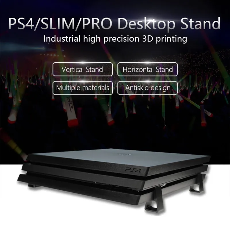 Horizontal Console Stand Mount Holder Extension Support Bracket Extender For PS4 / Pro/ Slim | Электроника