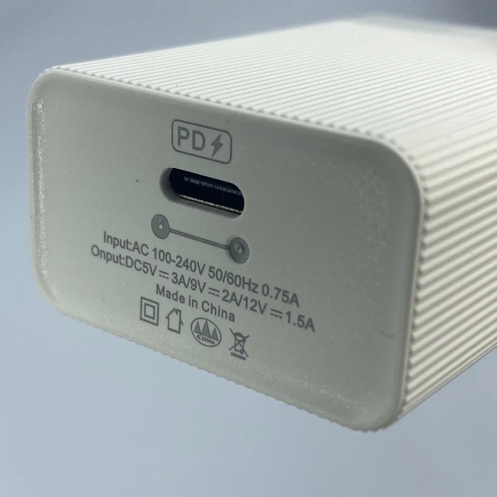 100 шт 18 Вт США штекер USB C TYPE-C PD быстрое зарядное устройство для путешествий настенное быстрое зарядное устройство для iPhone 11 Pro MAX