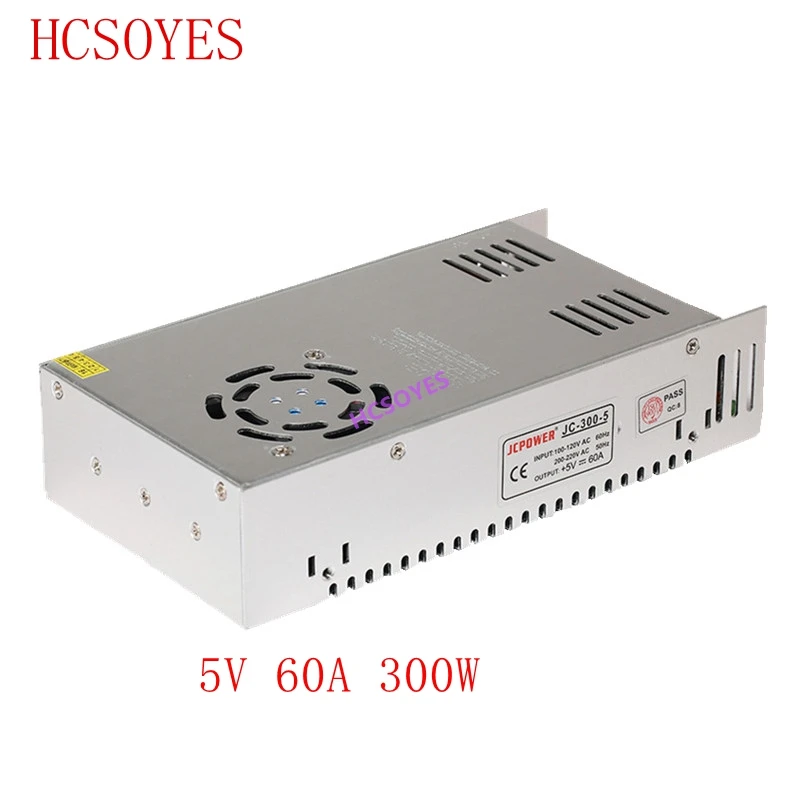 

DC 5V 2A/3A/4A/5A/6A/8A/10A/12A/20A/30A/40A/60A Switch LED Power Supply Transformers For WS2812B WS2801 APA102 8806 LED Str