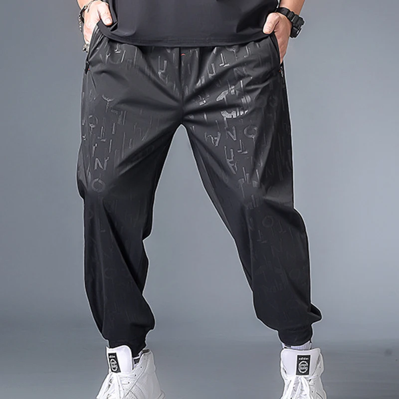 Летние мужские Спортивные штаны новые классные Для мужчин брюки ледяная