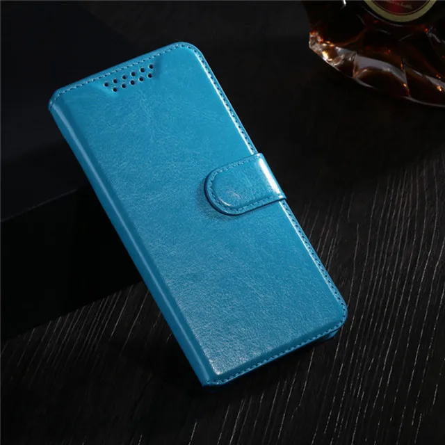 Blue Чехол для samsung GT-S7262 GT S7262 S7260 7262 Роскошный кожаный бумажник флип чехол для samsung Galaxy Star Plus Duos S7262 Pro Чехол - Цвет: Blue