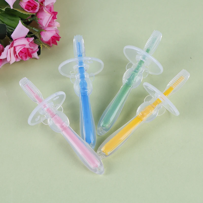 

1PC Kids Soft Silicone Training Toothbrush Baby kid tooth brush baby items Baby Children Dental Oral Care Tooth Brush Tool