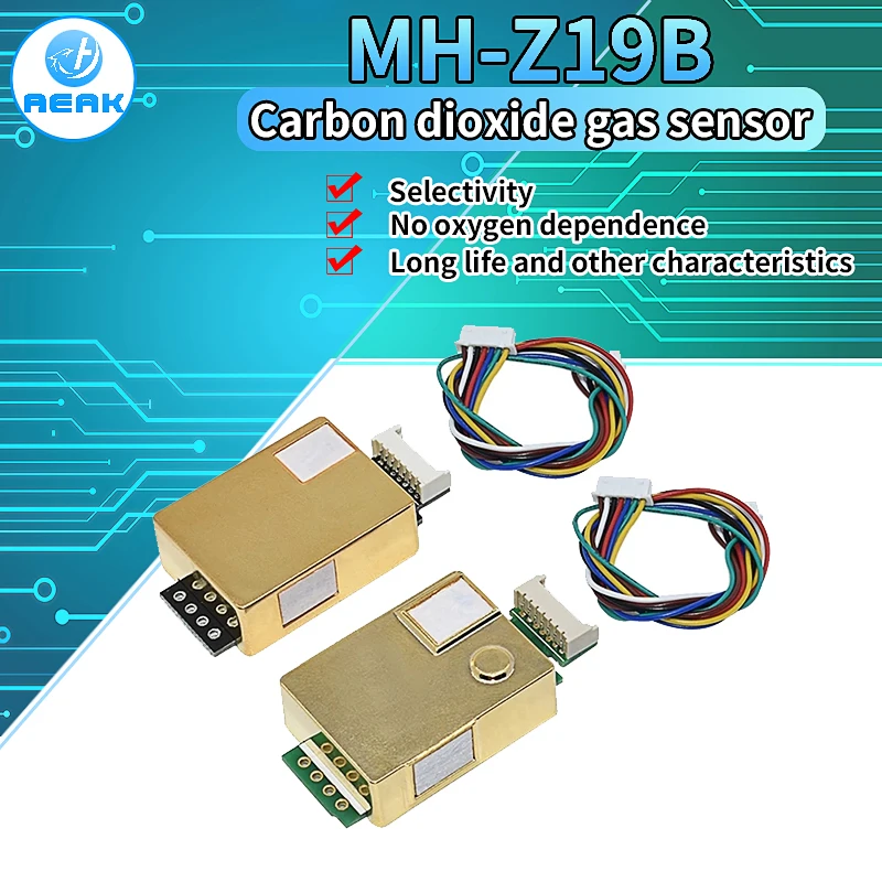 

MH-Z19 MH-Z19B NDIR модуль датчика CO2 инфракрасный датчик углекислого газа co2 0-5000ppm MH Z19B