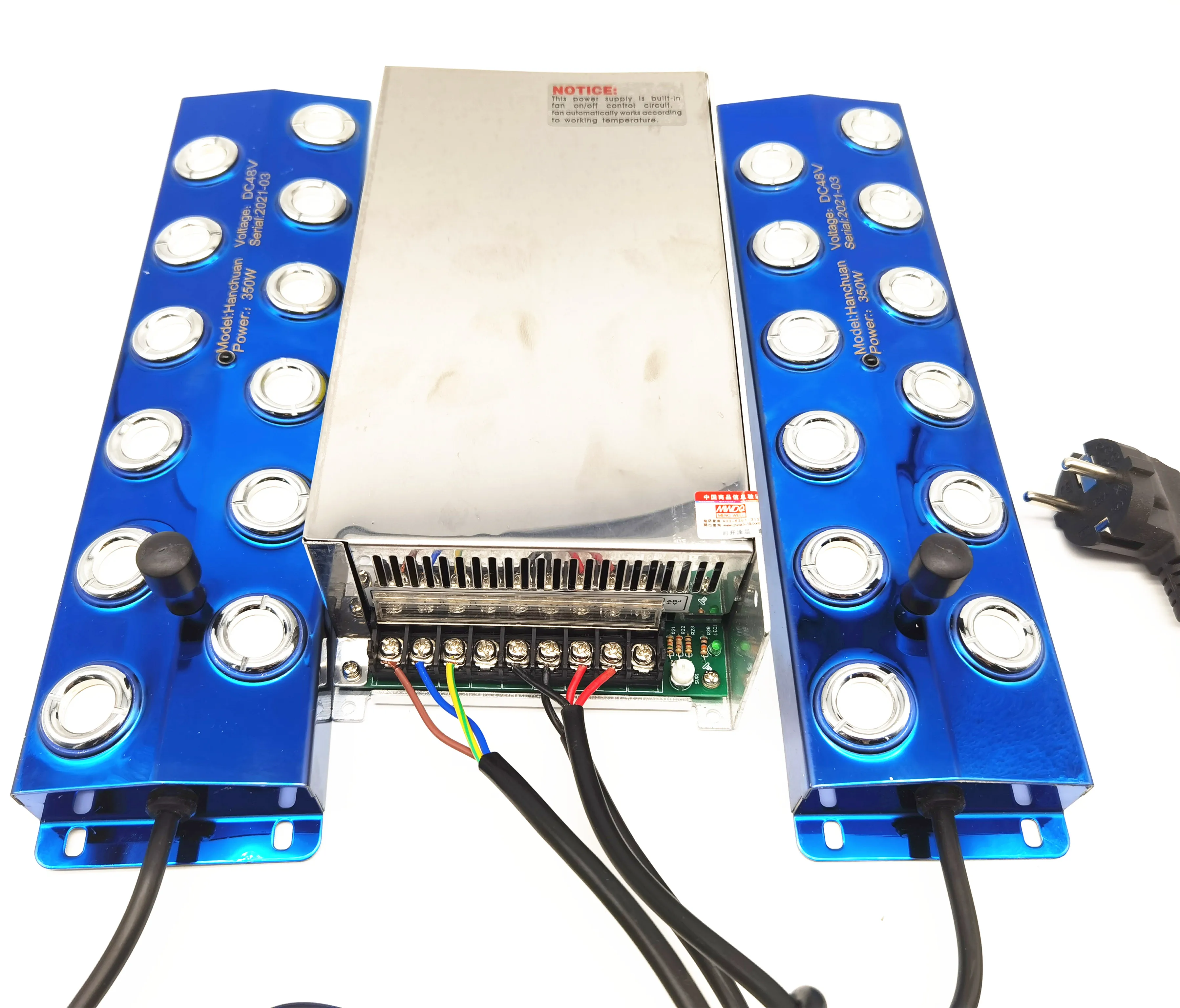 18000 мл/ч, ультразвуковой распылитель, промышленный увлажнитель постоянного тока 48 В, 12 головок, генератор тумана 100-240 В, 800 Вт, источник питания, соединение с 2 шт распылителем