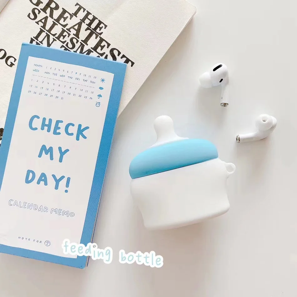 3D чехол для наушников для Airpods Pro Чехол Силиконовый Медведь Кролик поросенок Мультяшные наушники/Earpods чехол для Apple Air pods Pro 3 чехол кошка - Цвет: 1192G