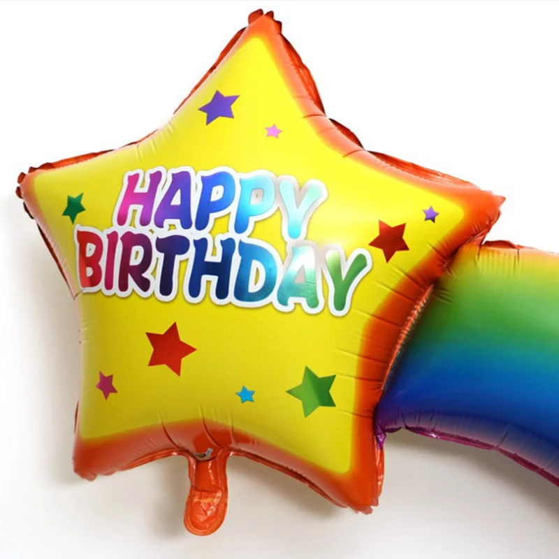 Большой Радужный шар из алюминиевой фольги письма с поздравлениями днем