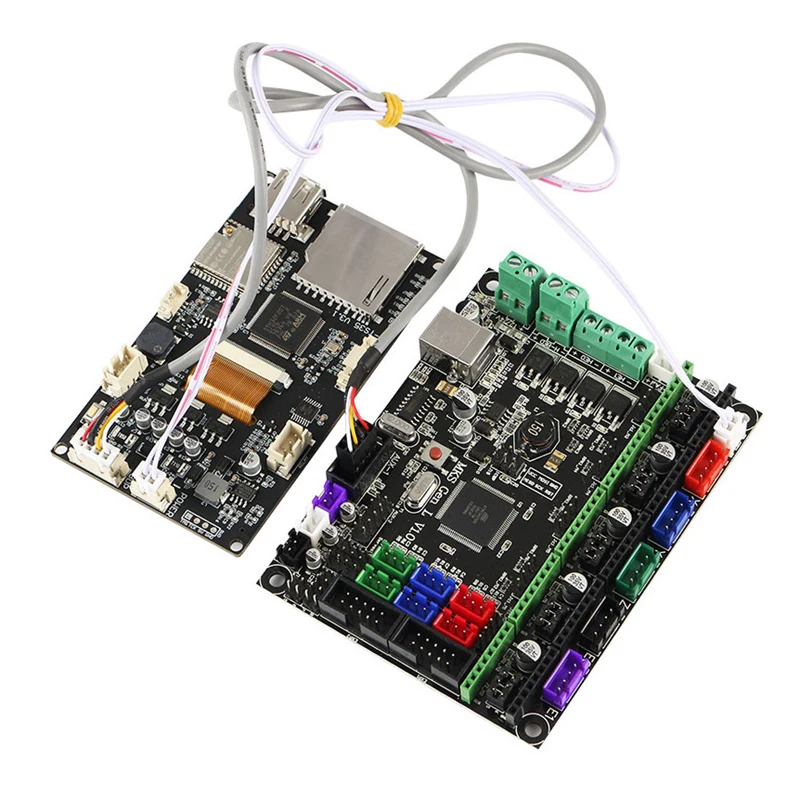 

makerbase 3D Printer Accessories MKS GEN L V1.0 Motherboard + Smart 3.5 Inch WIFI Press Color Display 3D Printer Kit