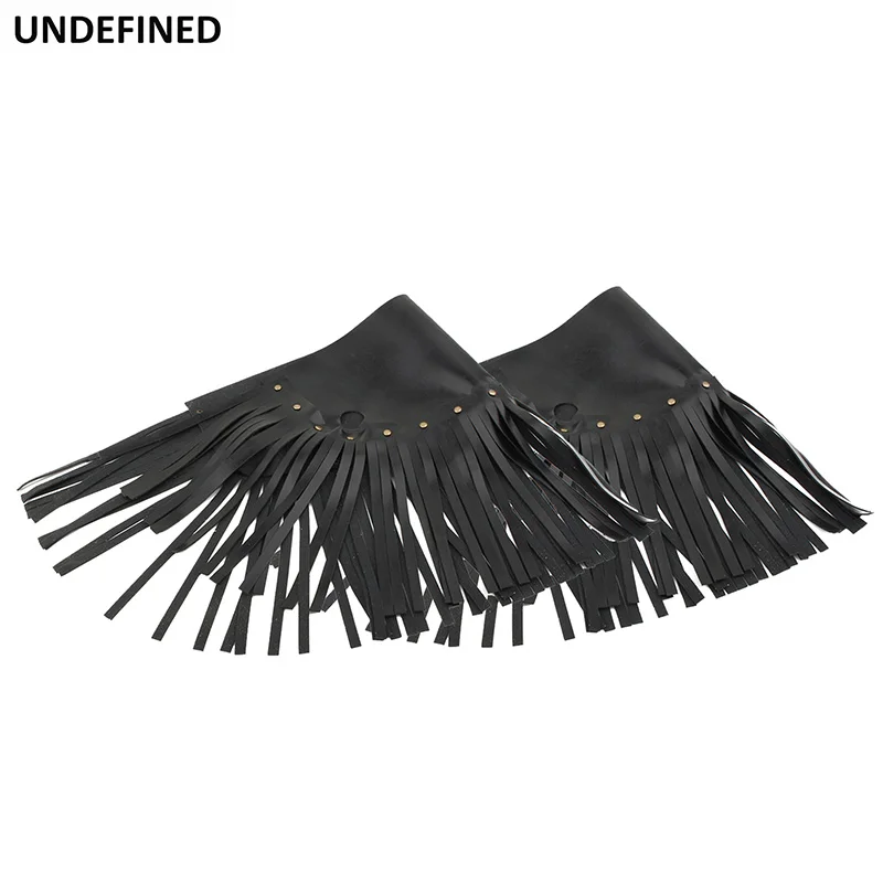 

Мотоциклетная доска для пола с бахромой из микрофибры, имитация кожаных подножек, чехол для Harley Honda Suzuki Chief Cafe Racer Old School