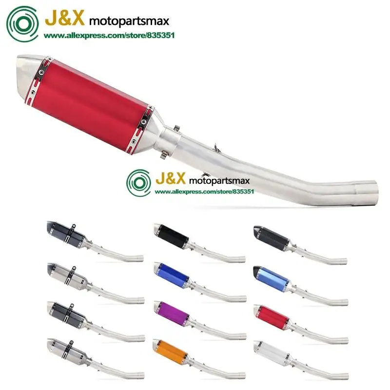 SLIP-ON FOR KAWASAKI NINJA ZX-6R ZX6R ZX636 Exhaust MOTORCYCLE EXHAUST ESCAPE MODIFID ADAPTER LINK MIDDLE PIPE | Автомобили и