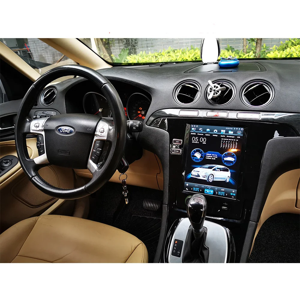 Kukuz 10 &quotTesla мультимедиа для Ford S-Max SMAX Galaxy 2007-2015 Android автомобильный DVD GPS плеер