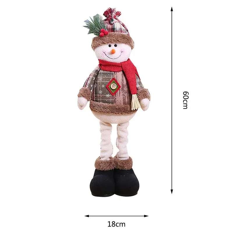 

NEW 3pcs Christmas Decorations Christmas Dolls Christmas Tree Decorations Innovative Elk Santa Snowman Decorations
