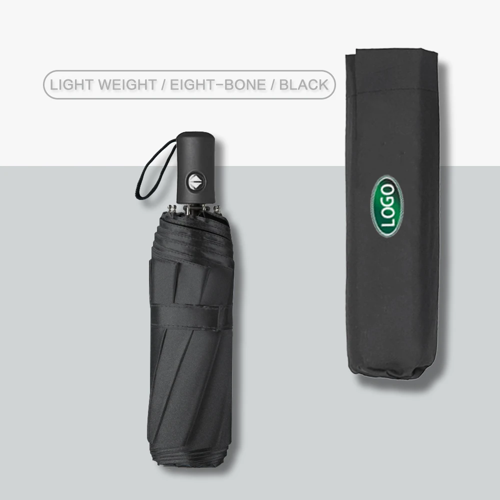 

For land rover umbrella folding black bumbershoot car logo Automatic business umbrella Sunshade Parasol Windproof man 2020 new