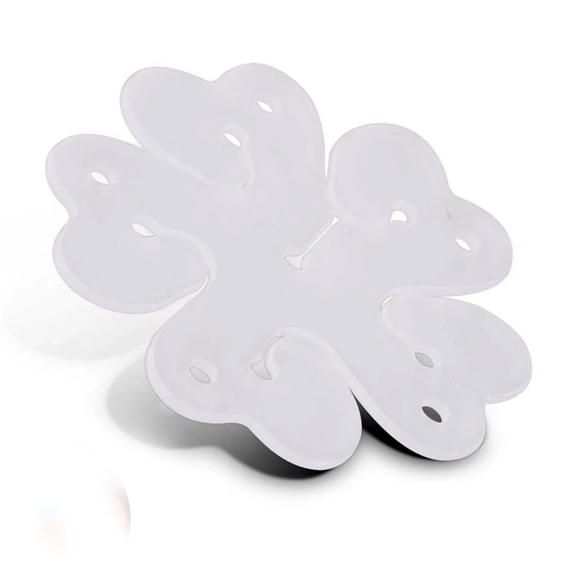 

Pack of 50 Portable Flower Shape Balloon Clips Holder for Wedding Event Decorations Birthday Party Supplies