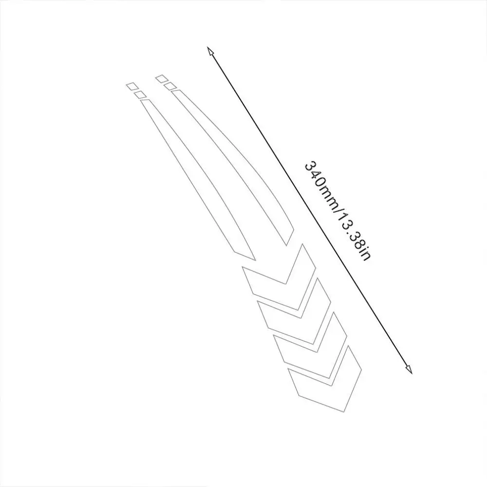 Автомобильные наклейки полосатый брызговик светоотражающая линия для Ducati ST4S