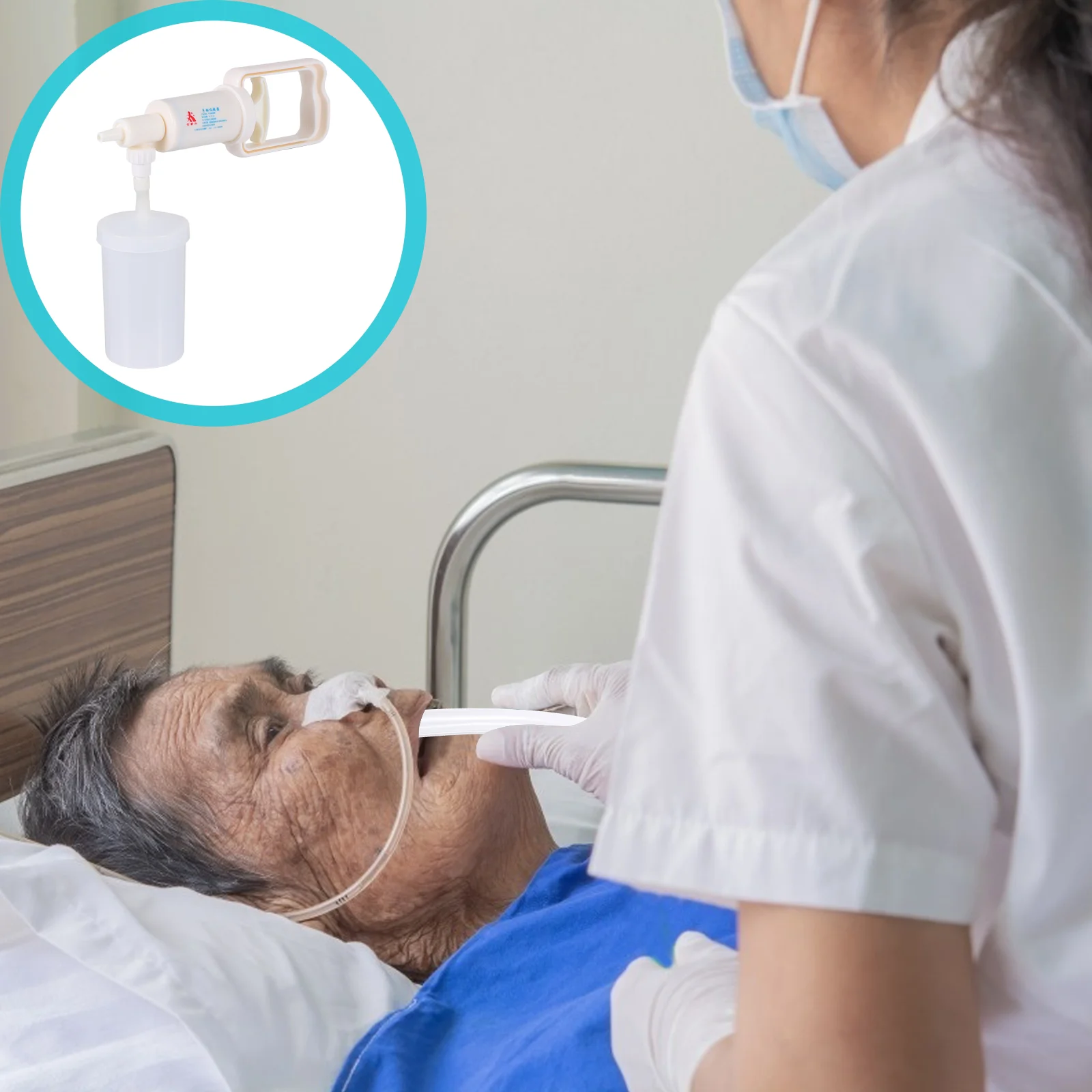 

1 шт. ручной аспиратор от мокроты, бытовой ручной катетер для мокроты, всасывающее устройство