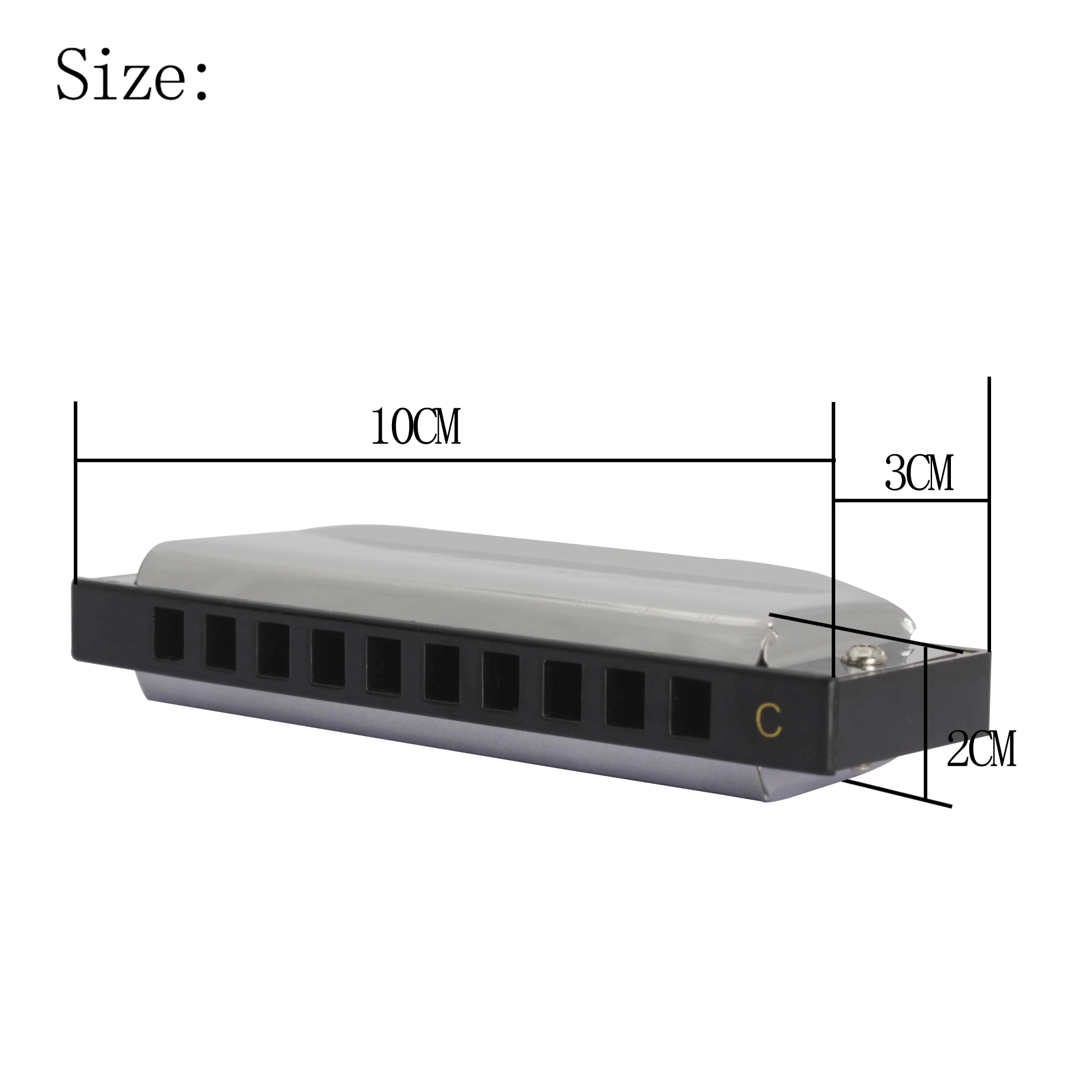 Губная гармошка Swan SW1020 7 диатоническая c 10 ю отверстиями 20 тонов звучания