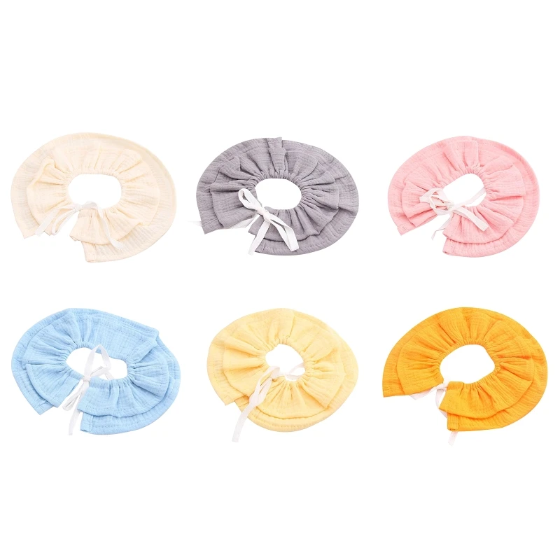 

Слюнявчики для кормления младенцев, украшение для воротника, слюнявчик однотонного цвета, Слюнявчики, ткань G99C