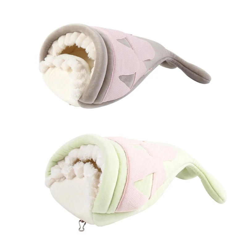 

Fish Shape Little Pet Cute Soft Plush Small Animal Room Nest Squirrel Hamster Cotton Bed Warm House