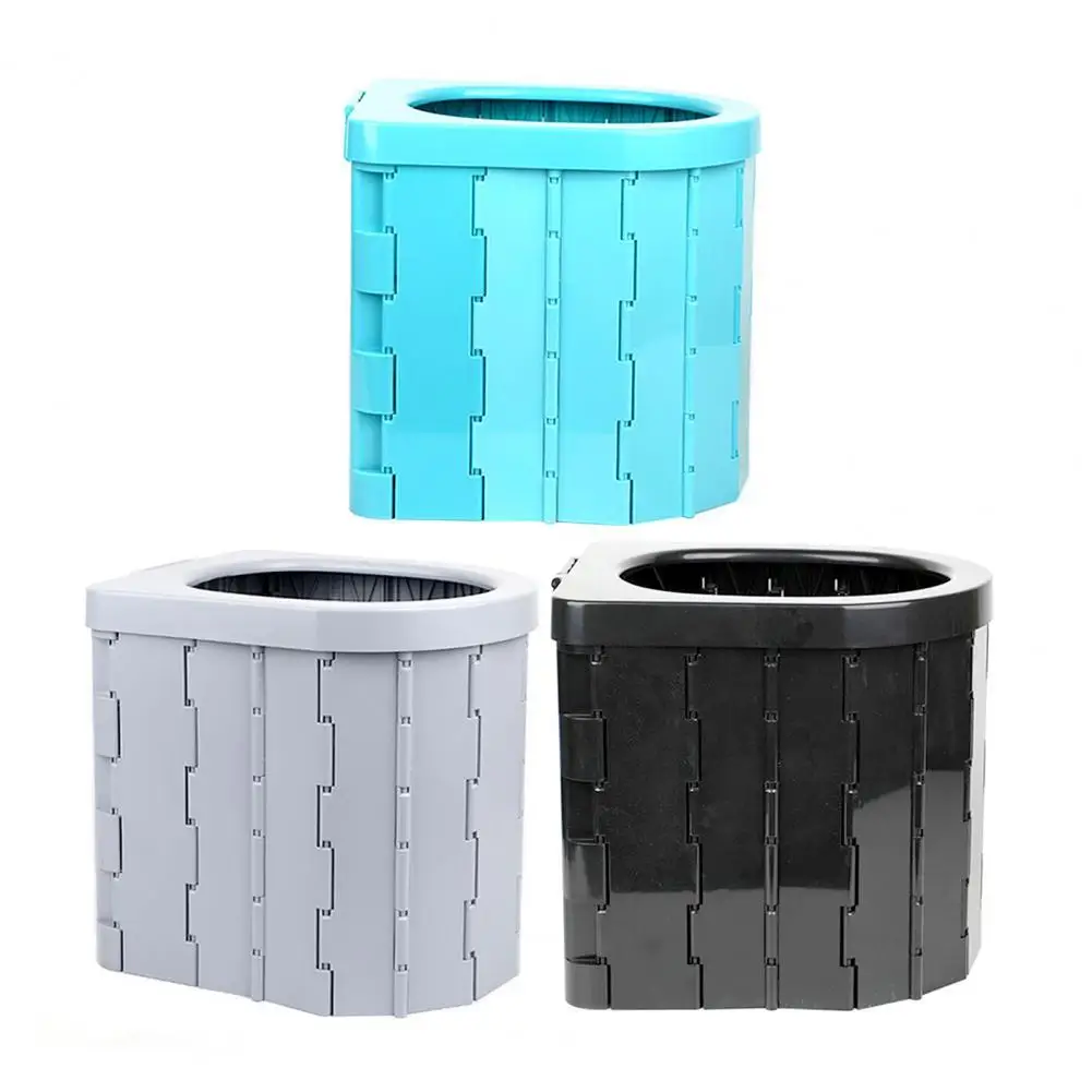 

Portable Toilet One-piece Simple Installation Strong Load-bearing Capacity Practical Travel Folding Toilet for Adults