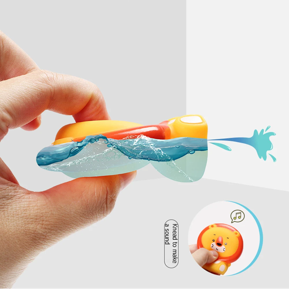 

Run Track Bathroom Bathtub Kids Play Water Games Toy Infant Bath Rotate Electric Induction Lion Sprinkler for Children