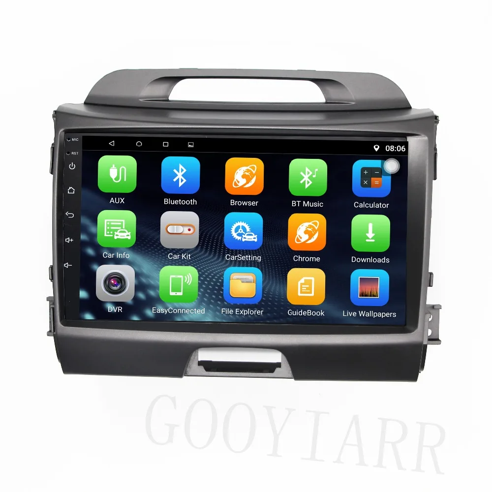 Автомагнитола 2 din мультимедийный проигрыватель на android для Kia sportage 2010 2011 2012 2013 2014