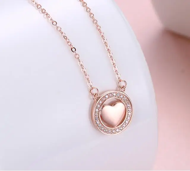 

YPD31 925 Silver Fashion Hanging Necklace Jewelry Zircon Necklace Jewelry