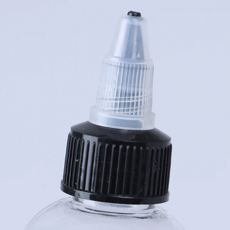 

30/60/120ml Recyclable Clear Tattoo Airbrush Pigment Bottles Empty Bottle Container