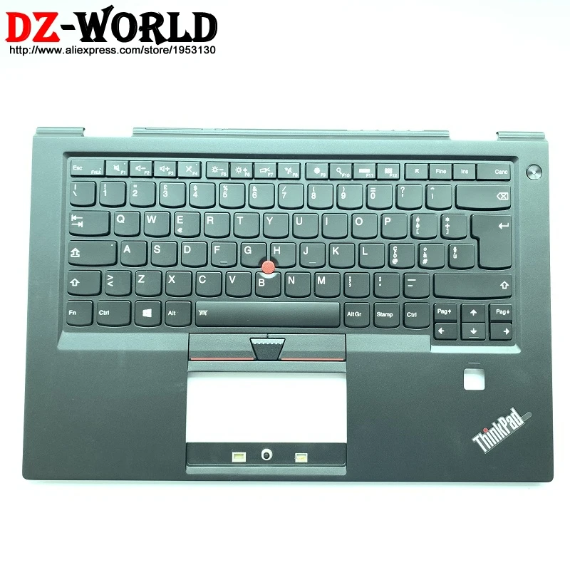 Новая верхняя подсветка Palmrest с итальянской клавиатурой подсветкой для Thinkpad X1 Carbon