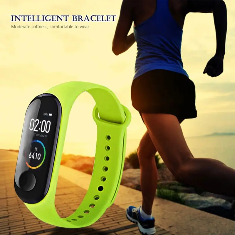 

15pcs Straps for Xiao mi Mi Band 3 / Mi Smart Band 4 Bracelets Silicone Watch Band Replacement 15 colors