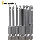 Набор шестигранных насадок для отверток, 2-8 мм, 7 шт.