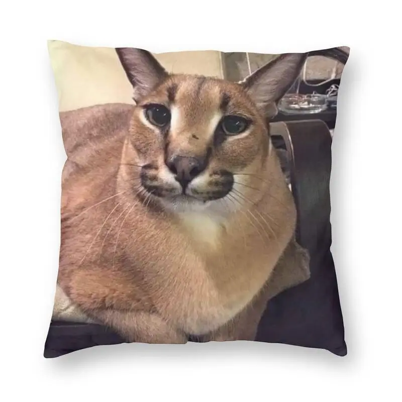 

Fashion Caracal Pillow Covers Decor Home Nordic Big Floppa Outdoor Cushions Cover Square Pillowcase For Living Room Decoration