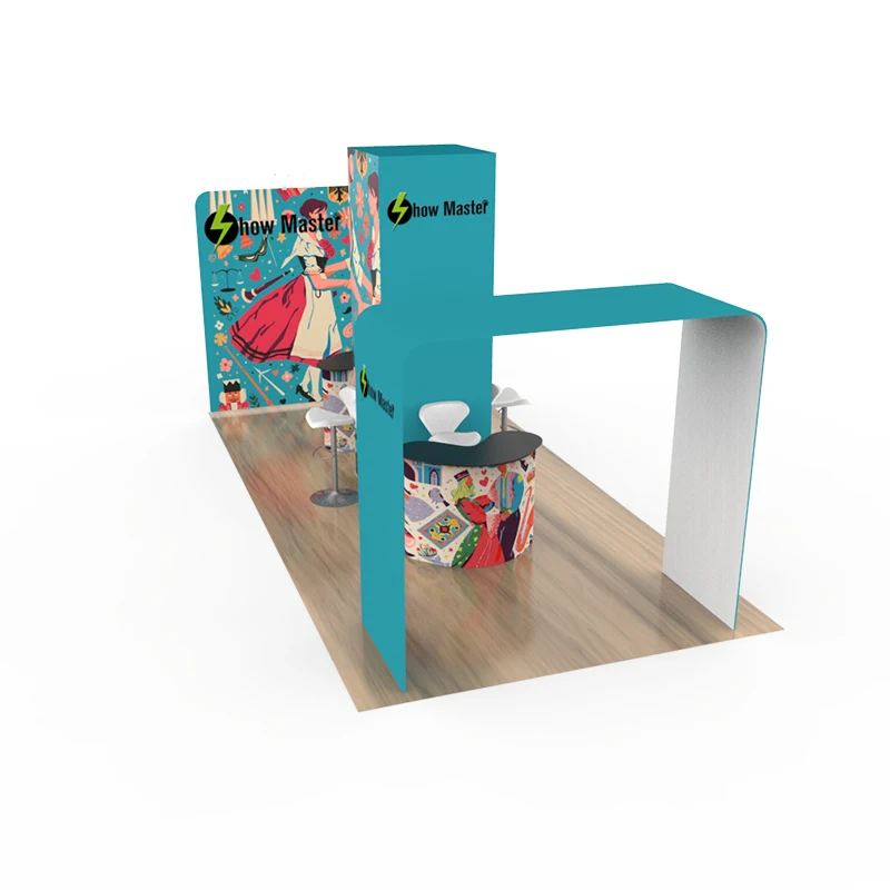 Портативный 3*6 м выставочный баннер фон стенд Выставка складной стенд|Флаги