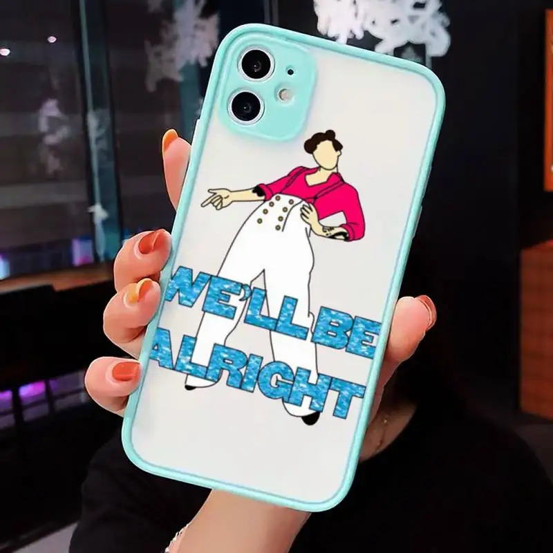 

Harry Styles Love On Tour 2020 Fine Line Phone Cases matte transparent For blue iPhone 7 8 x xs xr 11 12 pro plus max mini