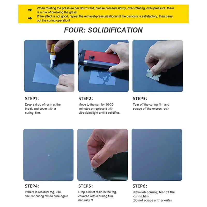 Набор для ремонта лобового стекла автомобиля набор полировки автомобильных