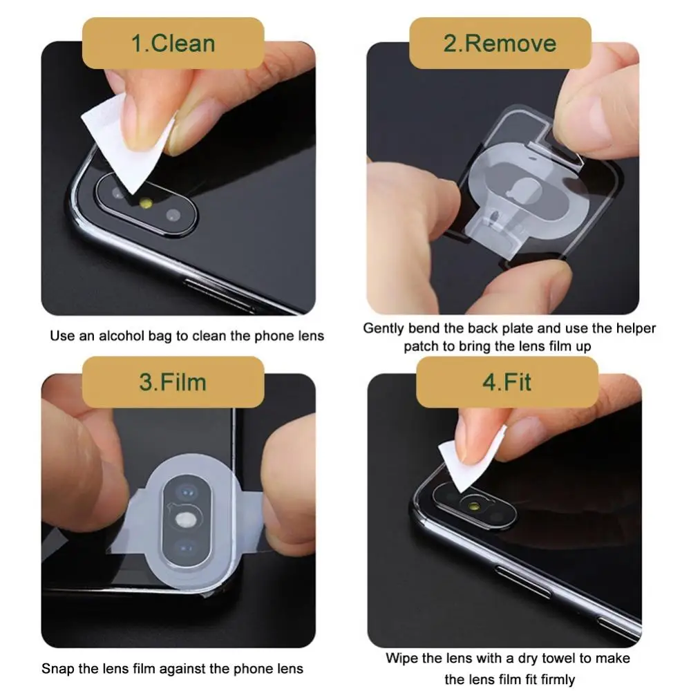 

Anti-scratch Glass Anti-fingerprint Phone Camera Lens Protective Film for iPhone 11 Pro Max Mobilephone Accessories