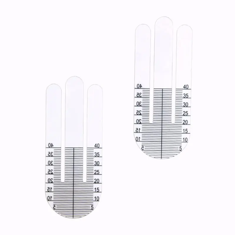 

1 Pair Optical PH Ruler Pupil Height Meter Optometry PH Test Eye Ophthalmic Tool
