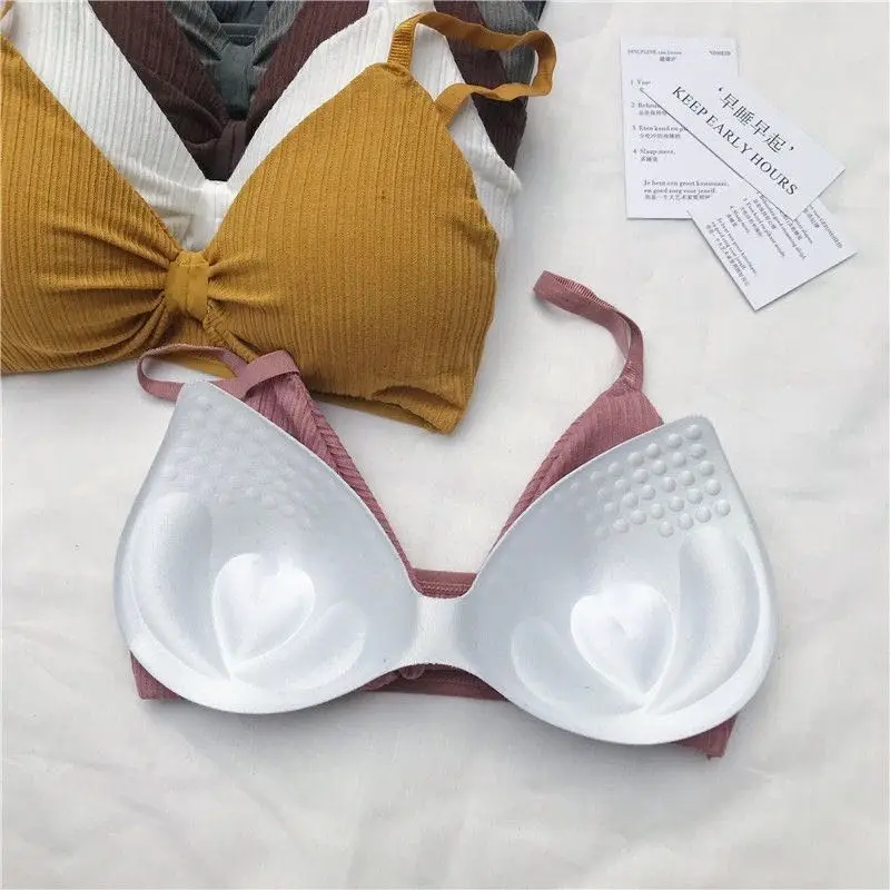 

de algodo sem bordas, roupantma feminina exploso ajustvel de ombro lingerie confortvel