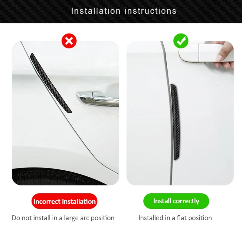 Полоса против столкновений для автомобильных дверей 4 шт./компл./набор