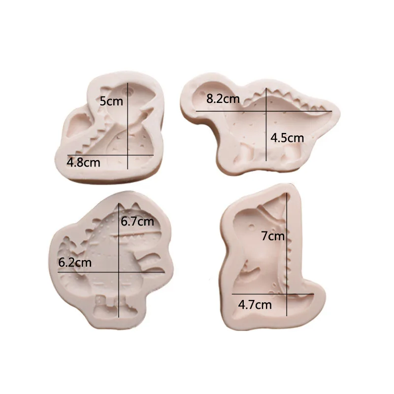 FUNBAKY мультфильм Динозавр помадка Плесень DIY детей день рождения вечерние Dacoration