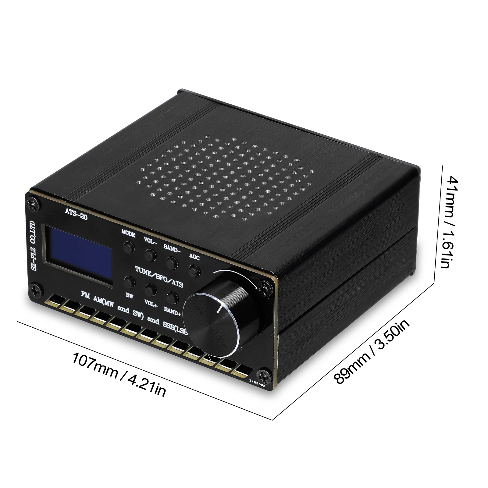 ATS-20 SI4735 Полнодиапазонный радиоприемник FM AM (MW & SW) SSB (LSB USB) покрывающий
