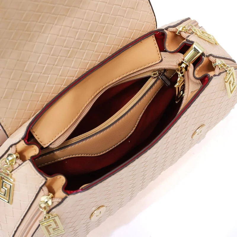 

Bags for Women 2021 New Fashion Leather High Quality Shoulder Messenger Women's Woven Shell Bag Purses and Handbags Sac A Main