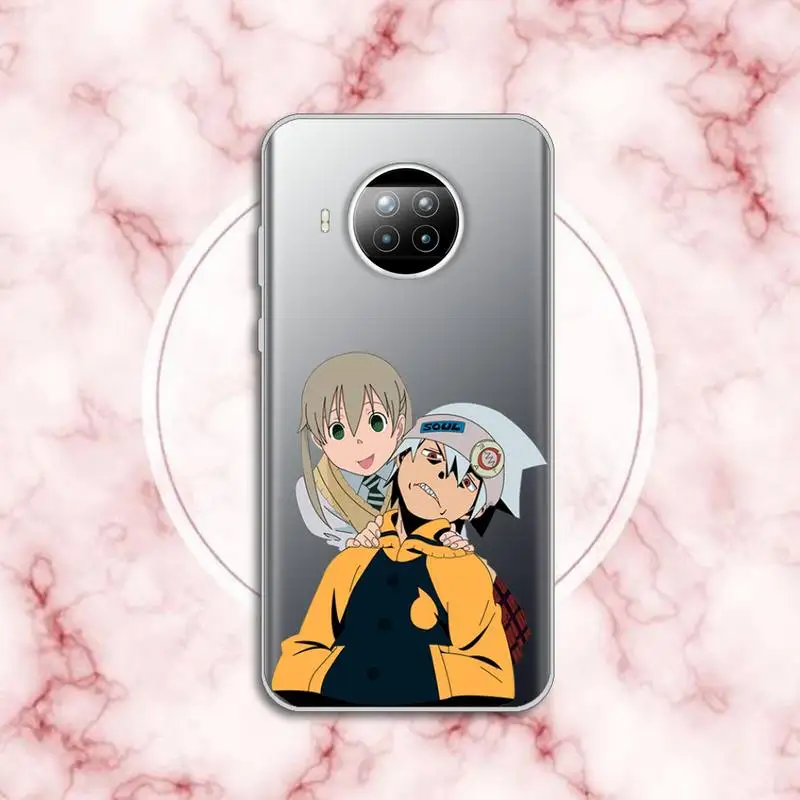 

Soul Eater japanese anime high quality Phone Case shell Transparent for Xiaomi Redmi note 10 t 8 9 pro lite 11
