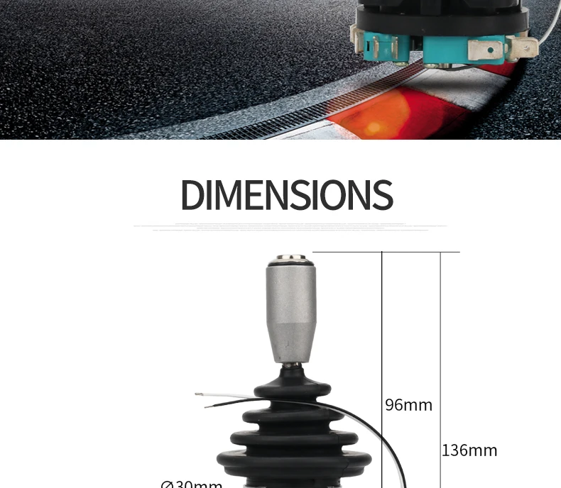 AC DC 250 V/125 V 30 мм джойстик с кнопочный переключатель мгновенного 4 позиции фиксации Однорычажный перекрестный переключатель HKF4-11A-4