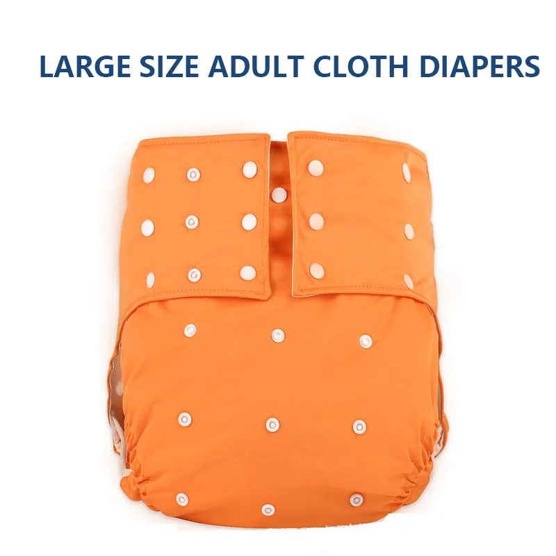 

Large Size Adult Cloth Diapers Nappies Pocket Incontinence Waterproof Underware Reusable Washable Diaper Without Insert
