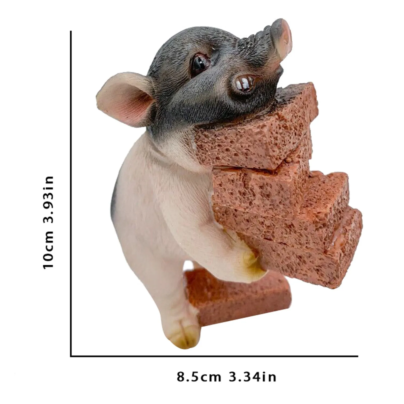 

Cute Pig Resin Handicraft Furnishing Articles Creative Sculpture Desk Table Decoration Furnishings Modern Artist Home #Z