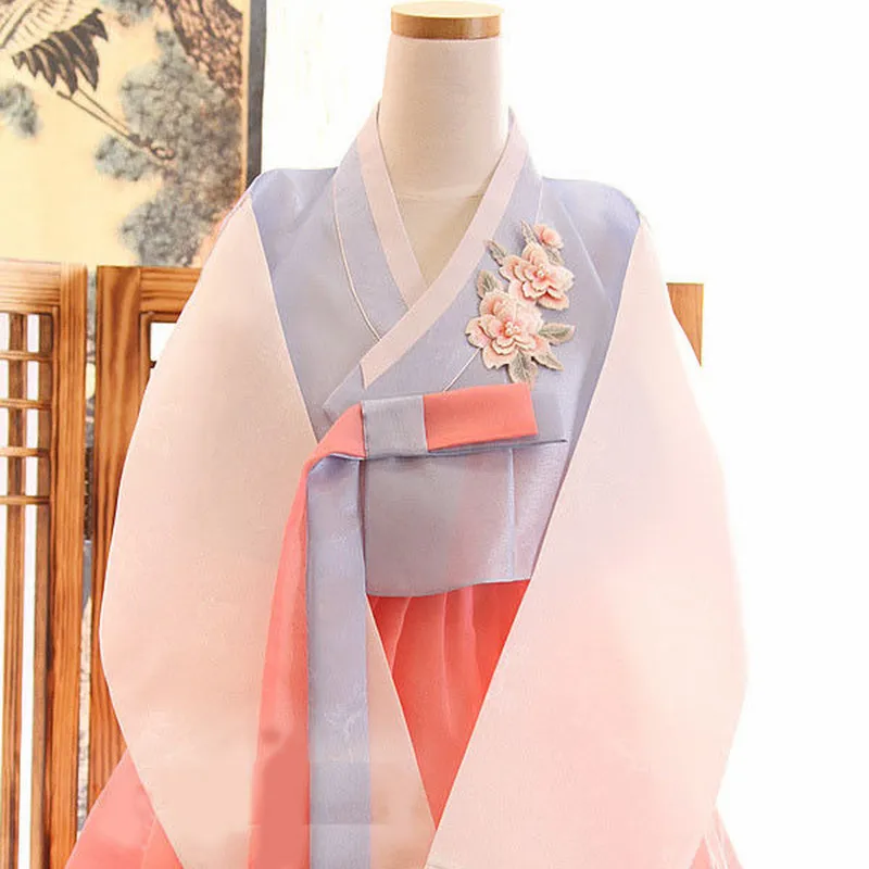 

Beautiful Hanbok Dress Hanbok Dress Custom Made Korean Traditional Woman Hanbok Korean National Costume Clothes Handmade