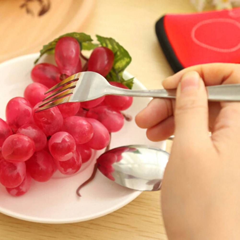 3 шт. портативные столовые приборы из нержавеющей стали | Дом и сад