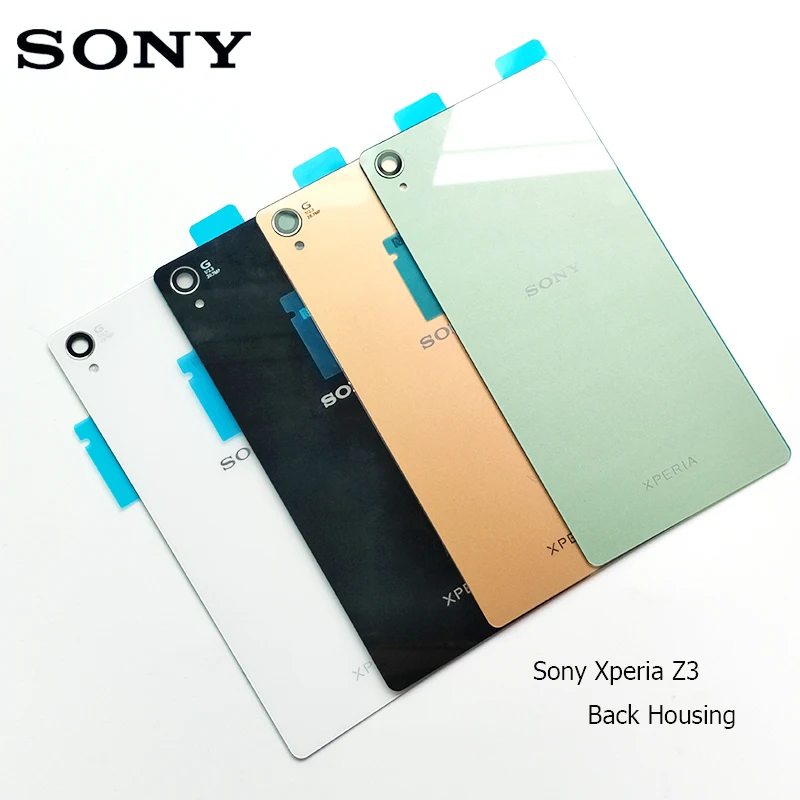 Задняя крышка для аккумулятора 5 2 дюйма запасной стеклянный чехол Sony Xperia Z3 L55T D6603