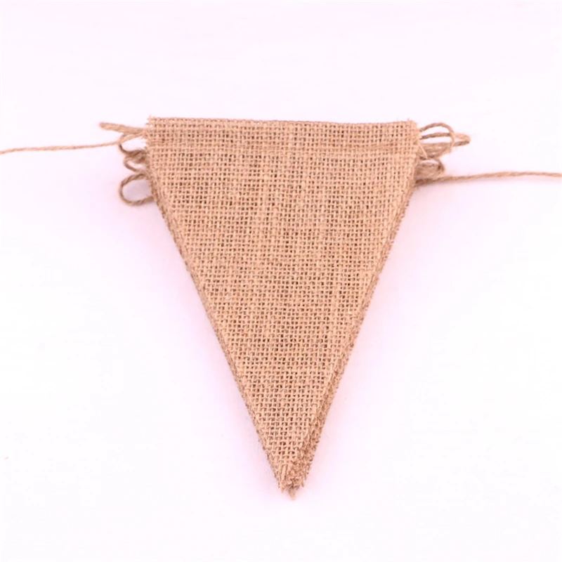 3 м джутовый фотографический баннер подвесные однотонные Треугольные флаги из